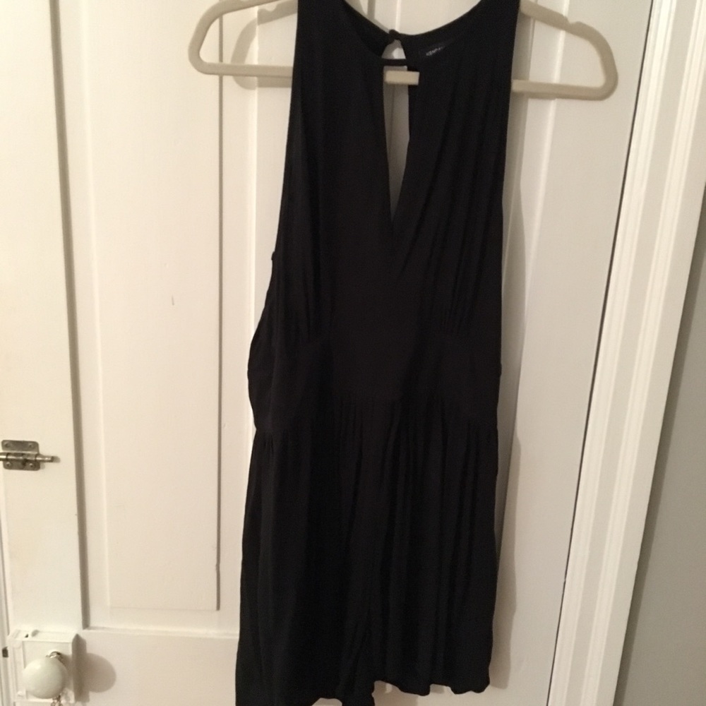 Black Kendall & Kylie Romper - Size M (NWOT)